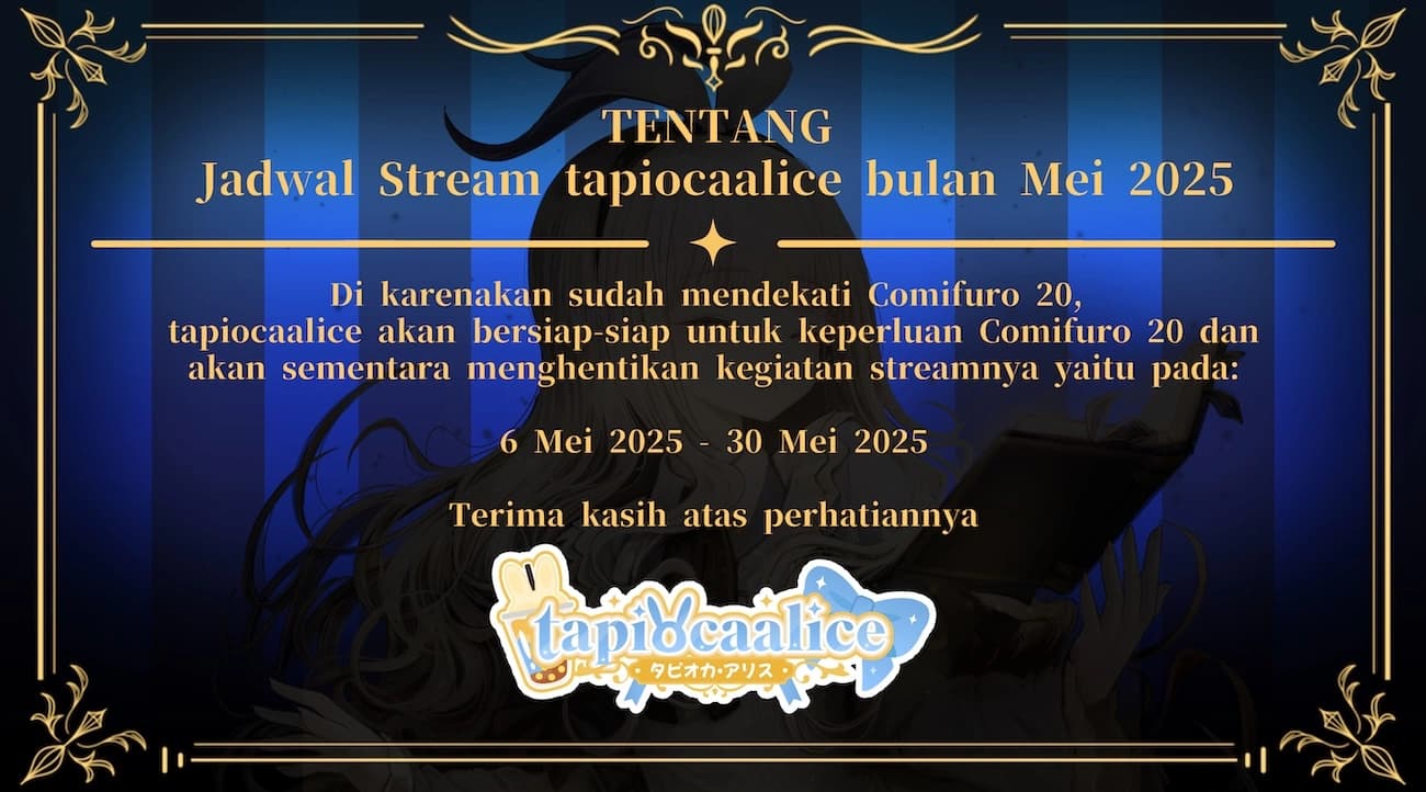 Pengumuman Hiatus tapiocaalice