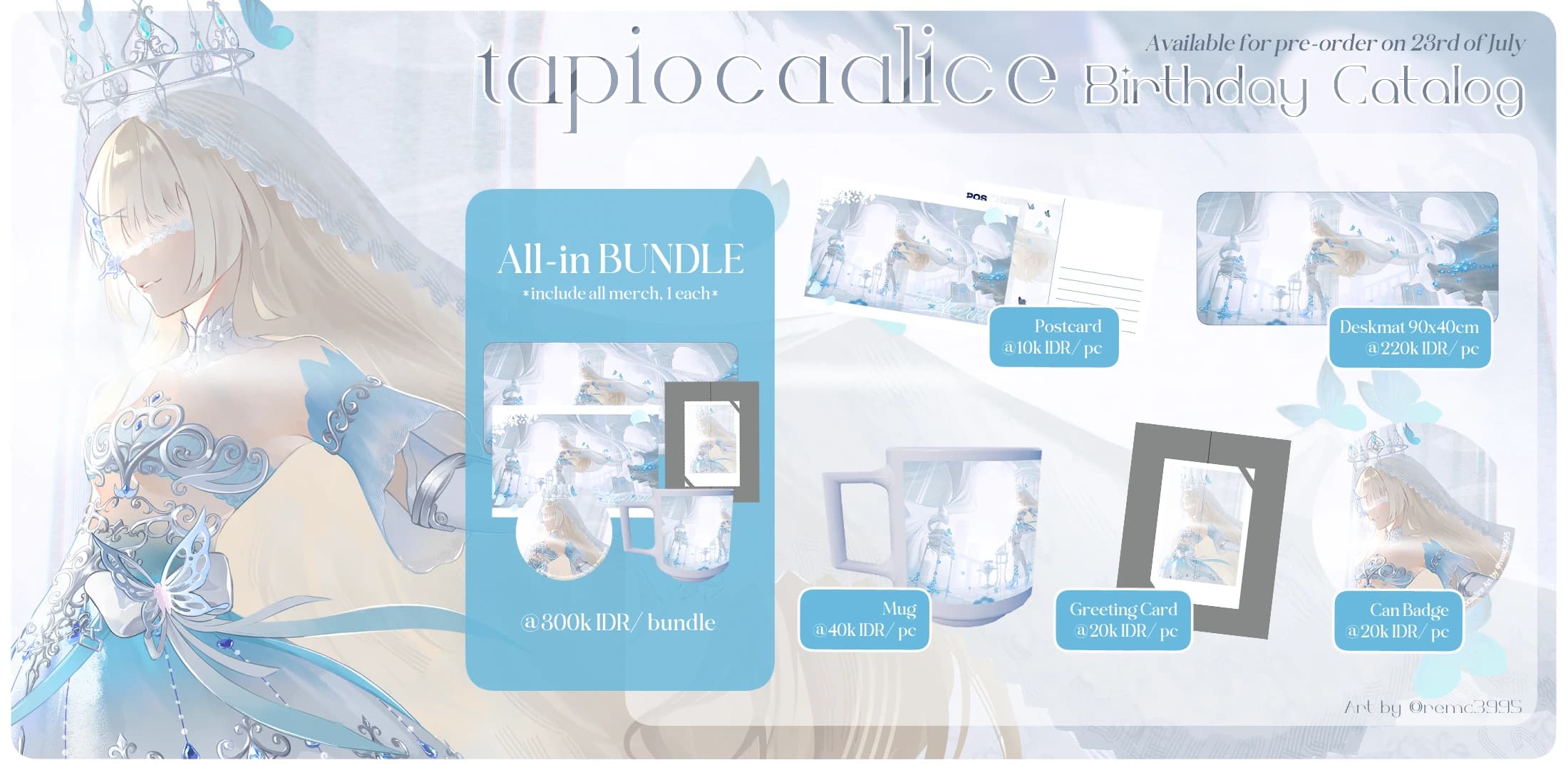 tapiocaalice Birthday Goods Catalog 2025